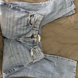 Garage Light Blue Straight Leg Jeans